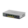 NETGEAR GS105EPP Unmanaged Gigabit Ethernet (10/100/1000) Power over Ethernet (PoE) Desktop/Wall-Mounting Gray