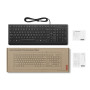 Lenovo 4Y41R64671 clavier maison/bureau USB Anglais britannique Noir