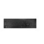 CHERRY KW 9100 SLIM clavier Universel RF sans fil + Bluetooth AZERTY Français Noir