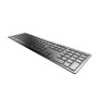 CHERRY KW 9100 SLIM keyboard Universal RF Wireless + Bluetooth AZERTY French Black