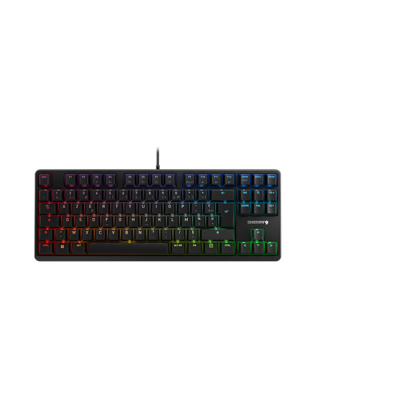CHERRY G80-3000N RGB TKL keyboard Universal USB AZERTY French Black