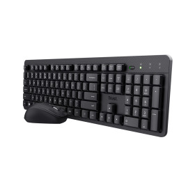 Trust Ody II keyboard Mouse included Office RF Wireless AZERTY French Black