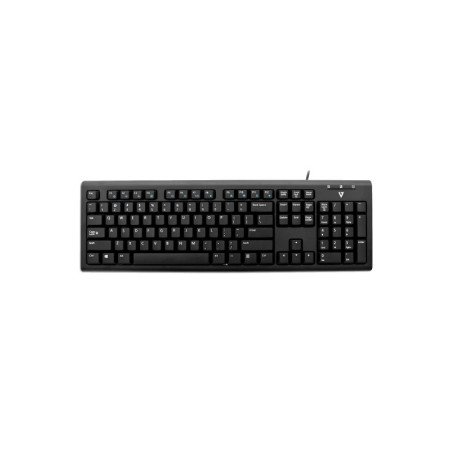 V7 KU200GS-DE keyboard Office USB QWERTZ German Black