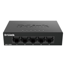 D-Link DGS-105GL/E network switch Unmanaged Gigabit Ethernet (10/100/1000) Black