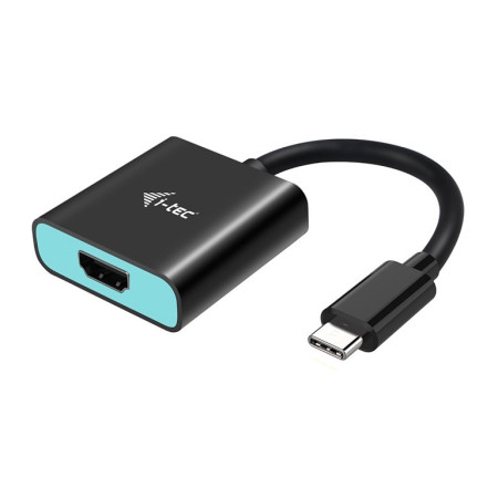 i-tec C31HDMI60HZP video cable adapter 5.91" (0.15 m) USB Type-C HDMI Black, Turquoise