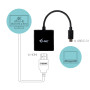 i-tec C31HDMI60HZP video cable adapter 5.91" (0.15 m) USB Type-C HDMI Black, Turquoise