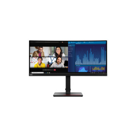 Lenovo ThinkVision P34w-20 LED display 34.14" 3440 x 1440 pixels Wide Quad HD Black