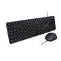 V7 CKU350FR keyboard Mouse included Universal USB AZERTY French Black
