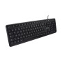 V7 KU350FR keyboard Universal USB AZERTY French Black