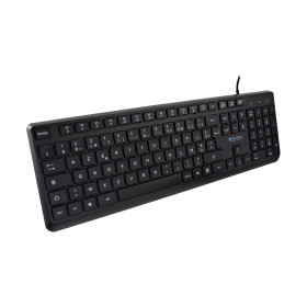 V7 KU350FR keyboard Universal USB AZERTY French Black