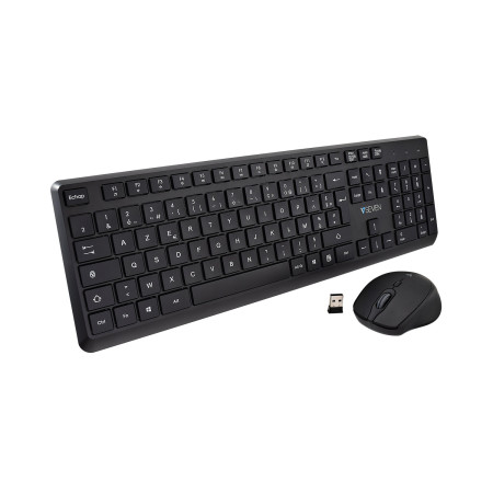 V7 Ensemble clavier et souris sans fil CKW350FR – Configuration FR