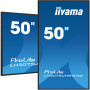 iiyama LH5075UHS-B1AG signage display Digital signage flat panel 49.5" LCD Wi-Fi 500 cd/m² 4K Ultra HD Black Built-in processor
