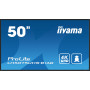 iiyama LH5075UHS-B1AG signage display Digital signage flat panel 49.5" LCD Wi-Fi 500 cd/m² 4K Ultra HD Black Built-in processor