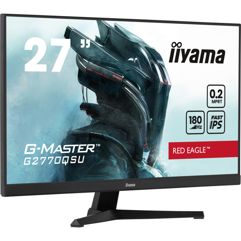 iiyama G-MASTER G2770QSU-B6 computer monitor 27" 2560 x 1440 pixels Wide Quad HD LED Black