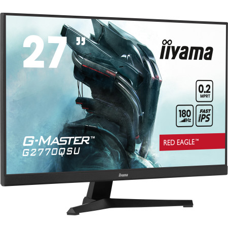 iiyama G-MASTER G2770QSU-B6 computer monitor 27" 2560 x 1440 pixels Wide Quad HD LED Black