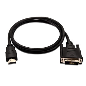 V7 V7HDMIDVID-01M-1E 39.4" (1 m) HDMI Type A (Standard) DVI-D Black