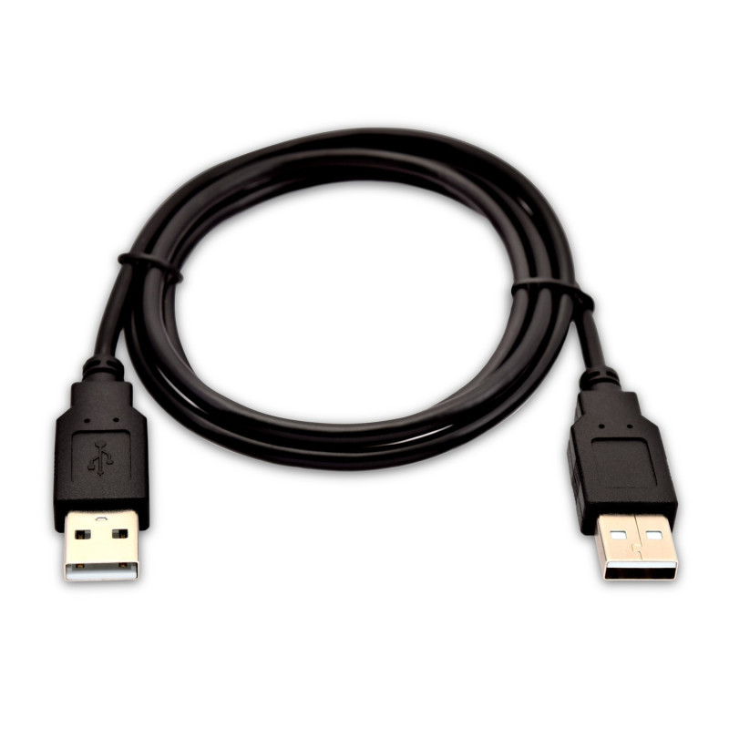 V7 V7USB2AA-01M-1E USB cable USB 1.0 39.4" (1 m) USB A Black