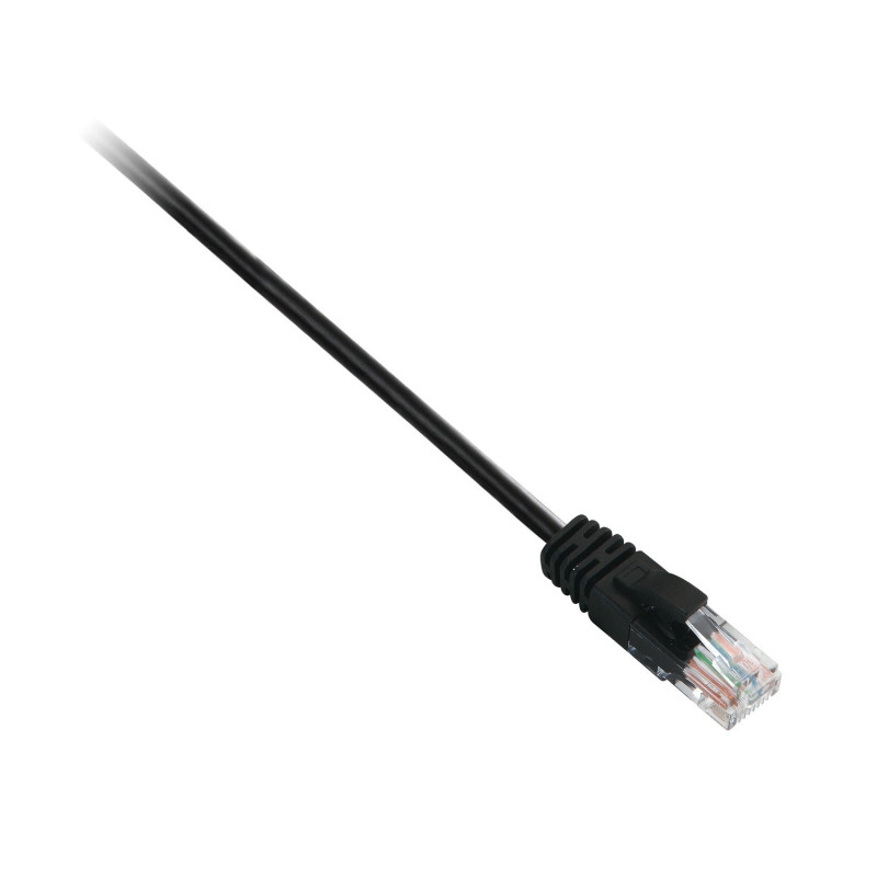 V7 Câble RJ45 Cat6 non blindé (UTP) RJ45 mâle vers RJ45 mâle, noir 1m 3.3ft