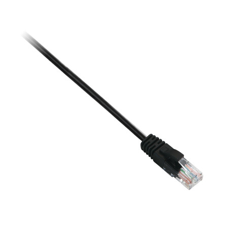 V7 V7CAT6UTP-01M-BLK-1E networking cable Black 39.4" (1 m) Cat6 U/UTP (UTP)