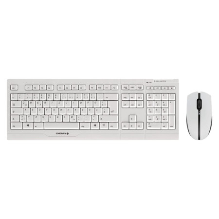 CHERRY B.UNLIMITED 3.0 clavier Souris incluse Bureau RF sans fil Allemand Gris