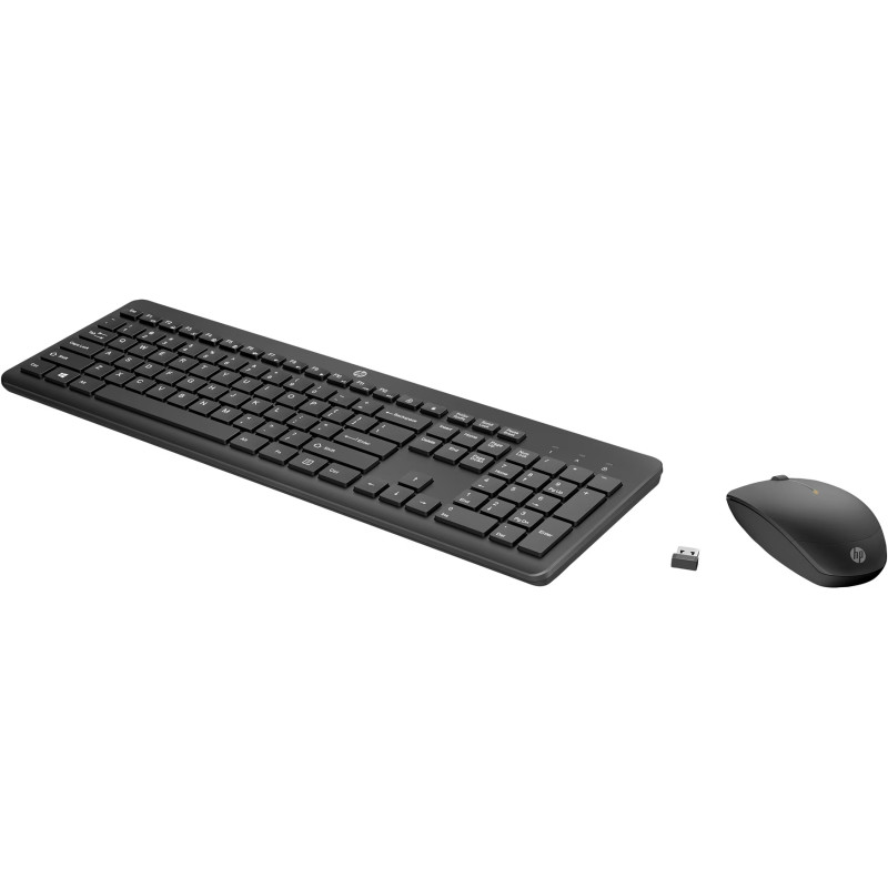 HP 235 WIRELESS MOUSE KB COMBO-FRA clavier Souris incluse Bureau RF sans fil Noir