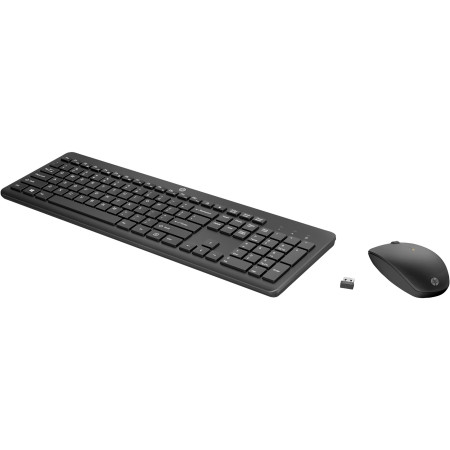 HP 235 WIRELESS MOUSE KB COMBO-FRA keyboard Mouse included Office RF Wireless Black