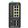 Zyxel RGS200-12P Managed L2 Gigabit Ethernet (10/100/1000) Power over Ethernet (PoE) Black