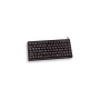 CHERRY G84-4100 COMPACT KEYBOARD Clavier filaire miniature, USB/PS2, noir, AZERTY - FR