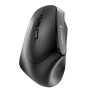 CHERRY MW 4500 LEFT Souris ergonomique sans fil, pour gauchers, noir, USB