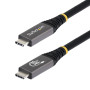 StarTech.com Câble USB4 de 1,5m, 80 Gbit/s, Câble USB-C Certifié USB-IF, 240 W PD, 8K 120 Hz/4K 240 Hz DP2.1 DP80, Gaine en