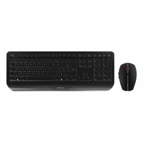 CHERRY JD-7000FR-2 keyboard Mouse included Home/Office RF Wireless AZERTY French Black