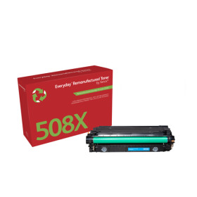 Toner cyan remanufacturé Everyday compatible avec HP 508X (CF361X)