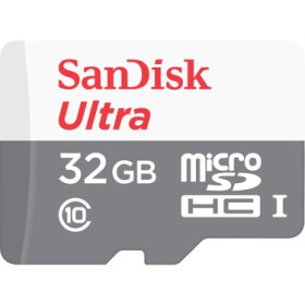 Carte Micro SDHC SanDisk Ultra - 32 Go - Classe 10/UHS-I (U1)