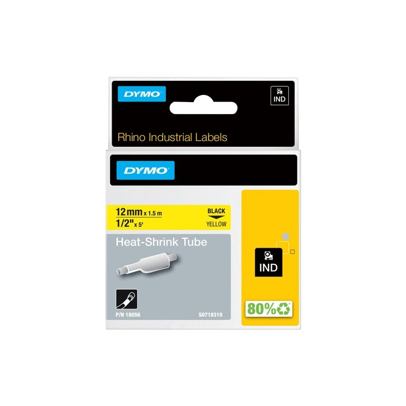 Dymo 18056 Wire & Cable Label - 12.70 mm