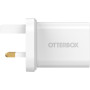 OtterBox 20 W AC Adapter - 1 USB Type-C - UK - White