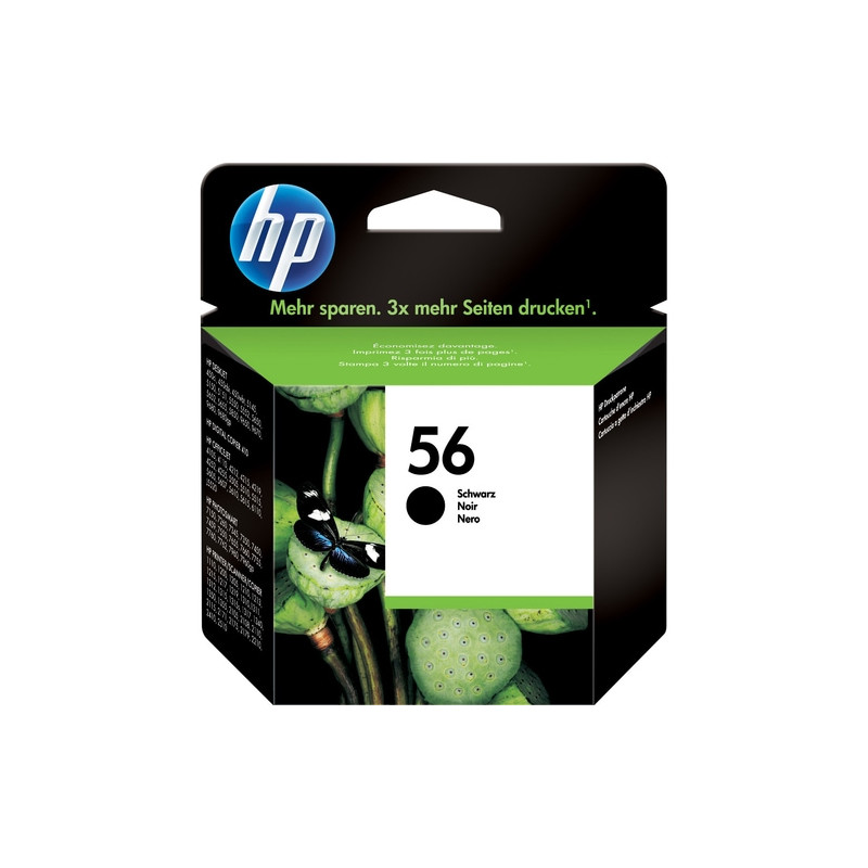 HP 56 Original Inkjet Ink Cartridge - Black - 520 Pages