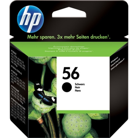 HP 56 Original Inkjet Ink Cartridge - Black - 520 Pages