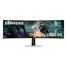 Samsung S49DG910SU computer monitor 49" 5120 x 1440 pixels Dual QHD OLED Silver