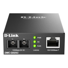 D-Link DMC-G02SC/B convertisseur de support réseau 1000 Mbit/s Multimode
