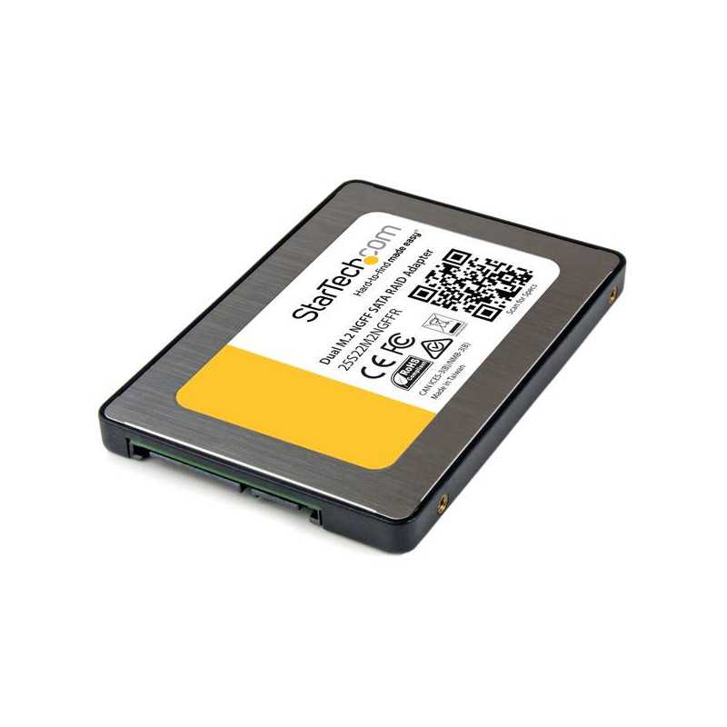 ADAPTATEUR 2X SSD M.2 NGFF VERS