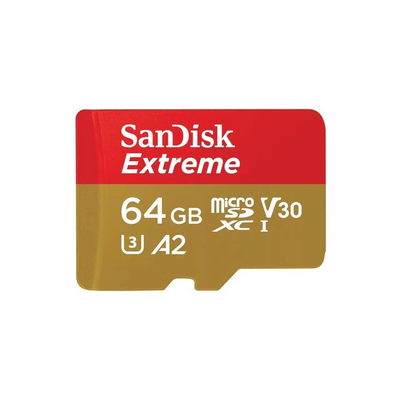 Carte microSDXC SanDisk Extreme - 64 Go