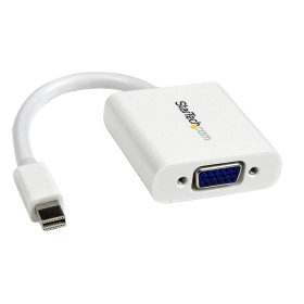 Adaptateur Mini DisplayPort vers VGA - M/F - 1920x1200 - Blanc