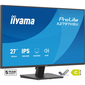 iiyama ProLite X2797HSU-B1 computer monitor 27" 1920 x 1080 pixels Full HD LED Black