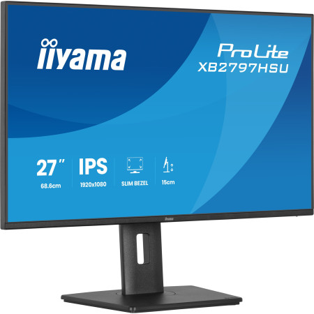 iiyama ProLite XB2797HSU-B1 computer monitor 27" 1920 x 1080 pixels Full HD LED Black