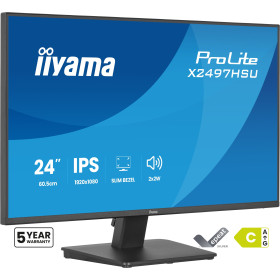 iiyama ProLite X2497HSU-B1 computer monitor 23.8" 1920 x 1080 pixels Full HD LED Black