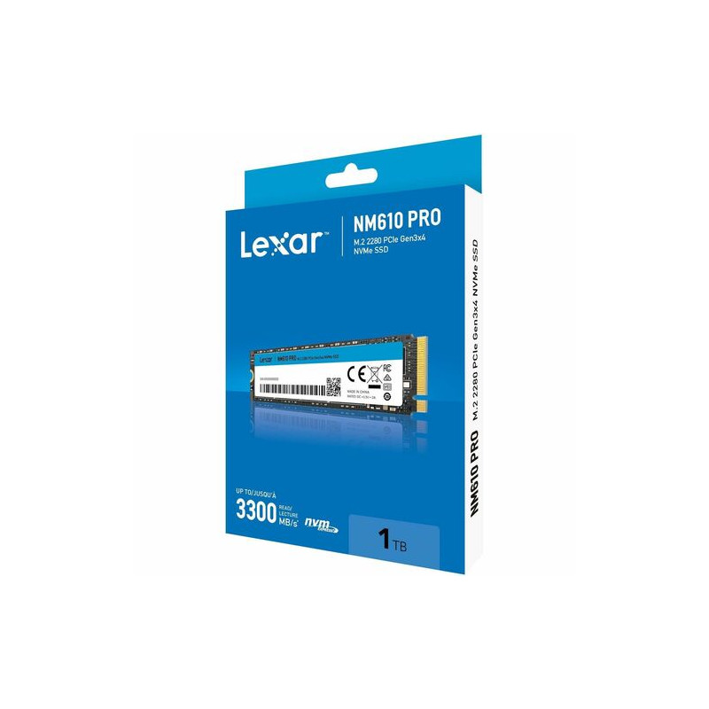 SSD Lexar NM610PRO M.2 2280 PCIe Gen3x4 1 To