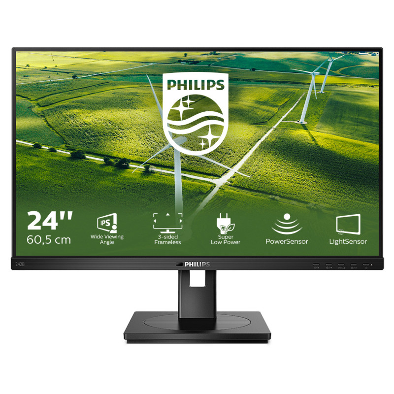 Philips 242B1G/00 computer monitor 23.8" 1920 x 1080 pixels Full HD LED Black