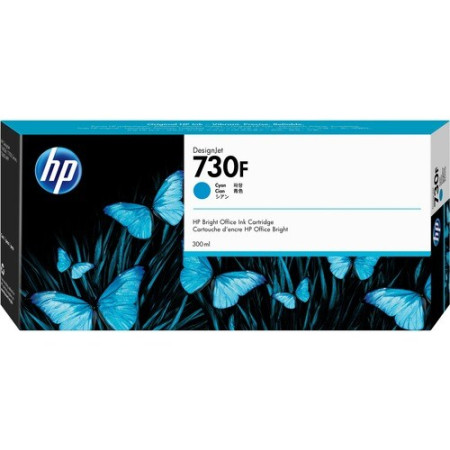 HP 730F 300-ml Cyan DesignJet Ink Cartridge