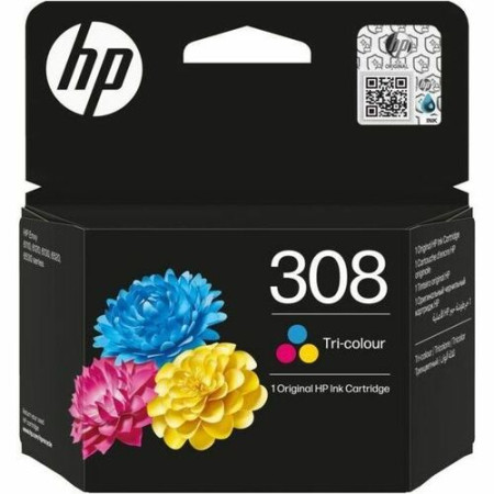 HP 308 Tri-color Original Ink Cartridge