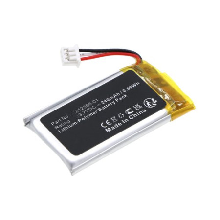 Li-Pol battery 3.7V 240mAh 1Wh